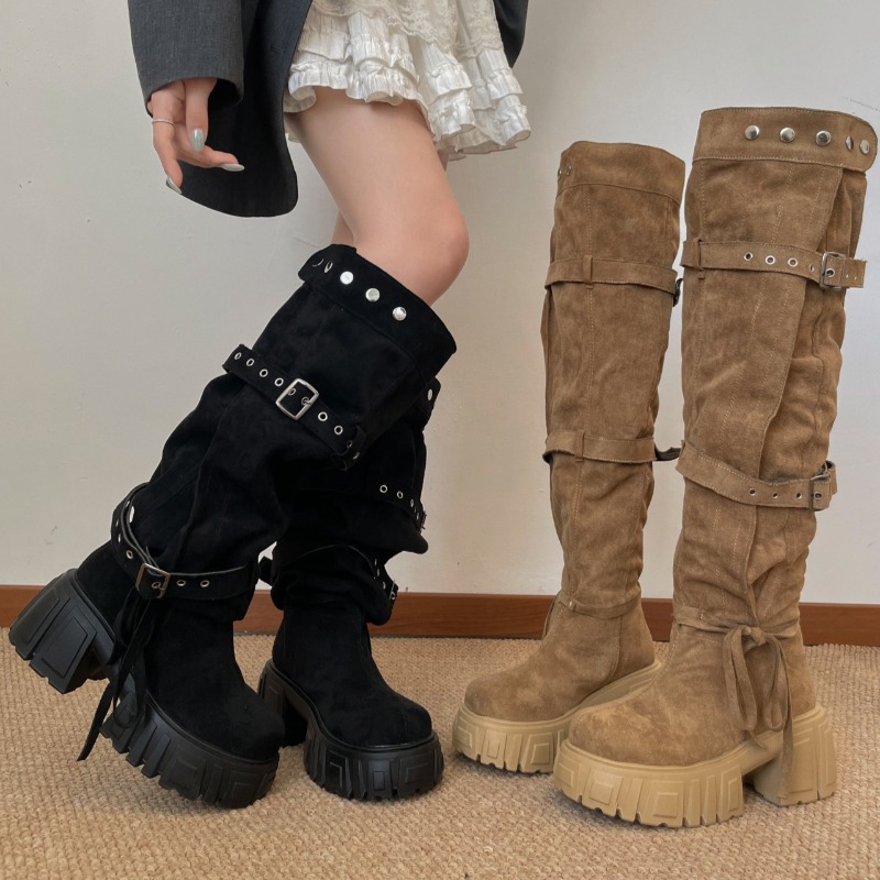 2026 Modne Damskie Kozaki do K – Women'S Fashion Knee High Boots recenzja i cena