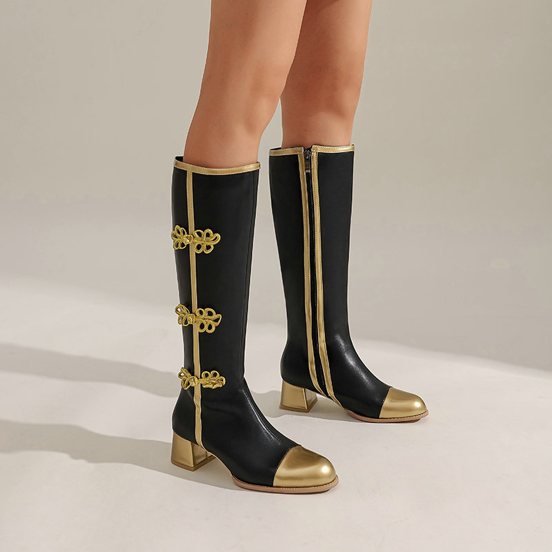 Duży rozmiar Moda Buty do kola – Women'S Fashion Knee High Boots recenzja i cena