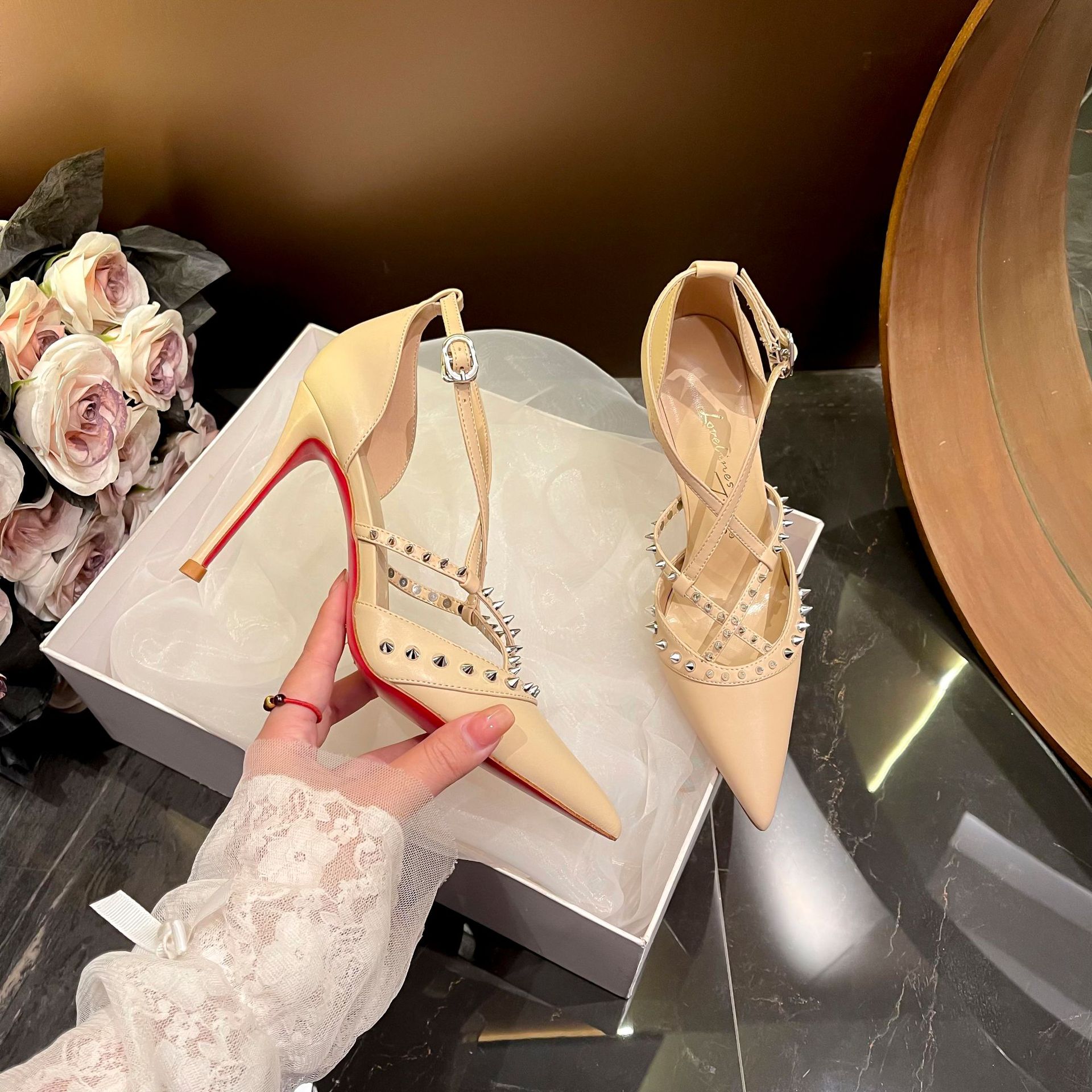 Retro Damskie Sandały Szpilki  – Women'S Fashion Shoes recenzja i cena